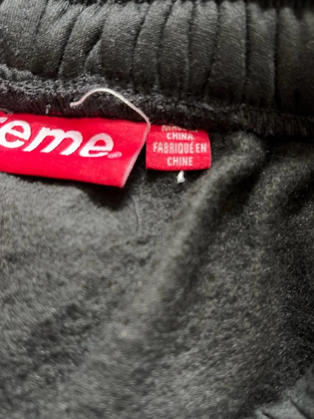 Supreme sweatpants black